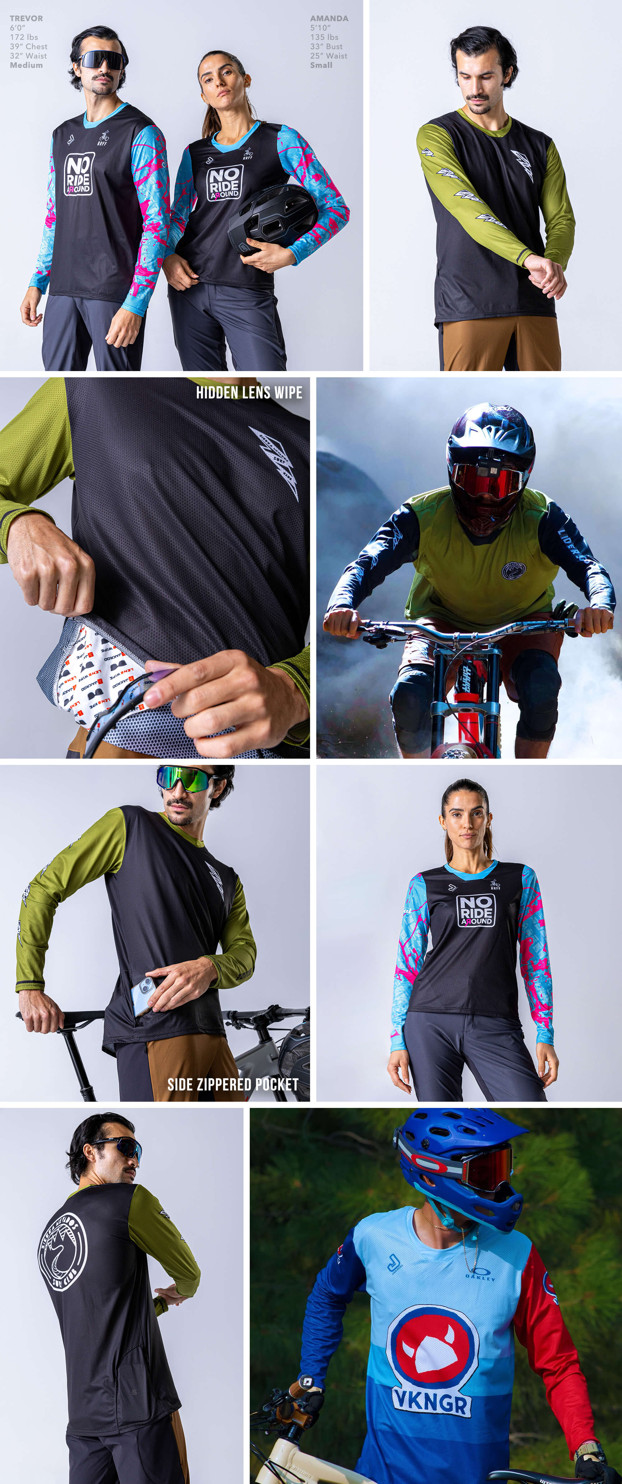 Flow LS MTB Jersey Custom Long Sleeve Trail Jersey | JAKROO
